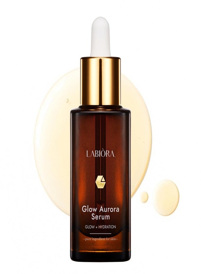 Labiora Glow Aurora Serum – Lightweight Korean Glow Drops for Face with Niacinamide, Hyaluronic Acid & Lutein, Face Glow Serum for a Dewy, Healthy-Looking Complexion, 1.01 fl oz / 30ml - Image 1